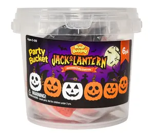 Build Buddiez Jack-O-Lantern - 6pk Party Bucket