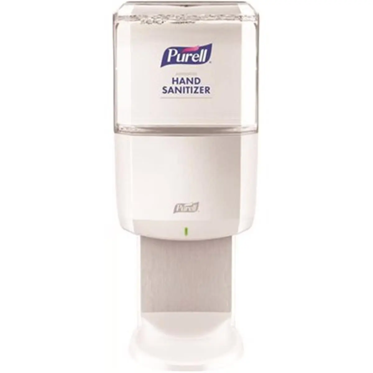 Gojo Industries 6420-01 R3J 1200 ml Plastic Purell ES6 Hands-Free Wall-Mounted Soap Dispenser with Bottle and Pump, White - Touch-Free Soap Dispenser, Hands-Free Soap Dispensers, One-Touch Soap Dispensers