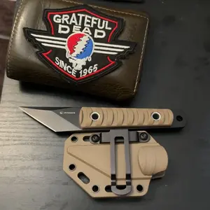 Mini Outdoor Knife Full Tang with sheath for Camping Hiking, EDC Outdoor Tool, Gift Men