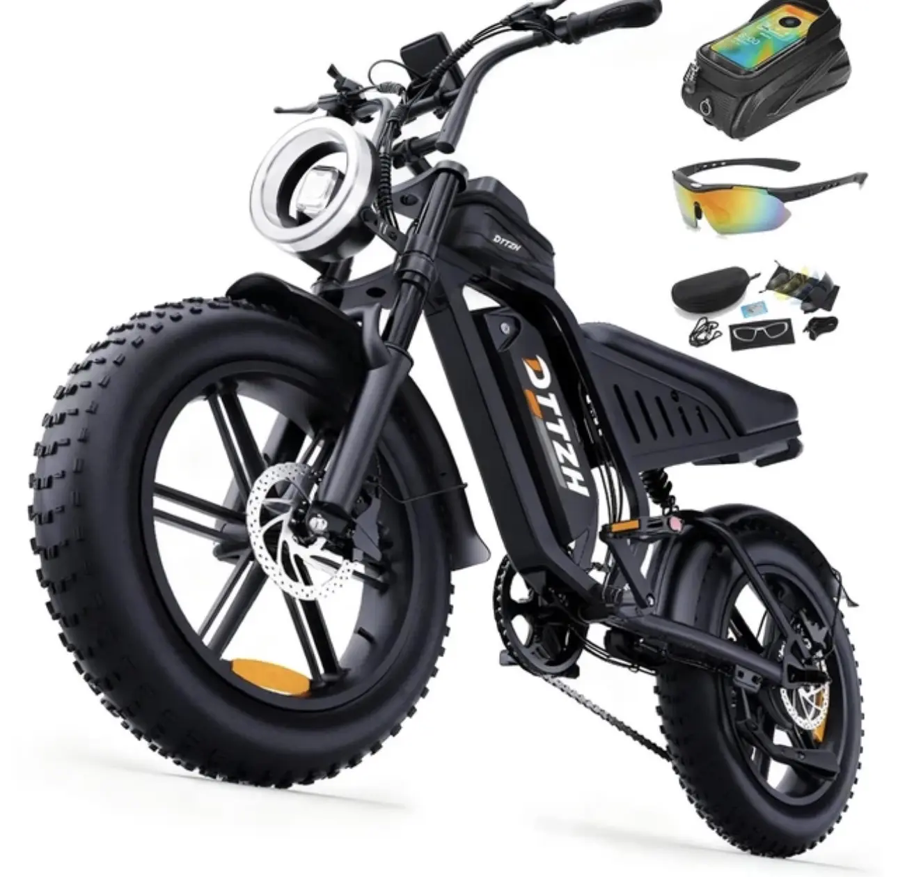 20" Fat Tire Ebike 1500-4000W NFC Lock 60-100Mi 28MPH Adult Bike