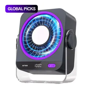 Desk Fan, Personal Fan 3600mAh, Multifunction Rechargeable Fan, Small But Powerful With Ice Compress, with 130° and 199 Speeds Adjustable, USB Mini Table Desktop fan for Cooling Home Office Car Summer Travel Gifts, 6.6 Inches