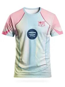 Men's Football Jerseys, Soccer Shirt and Polyester-patterned Crewneck Comfortable Sports Tops Are Suitable for Playing Football, Training and Daily Wear