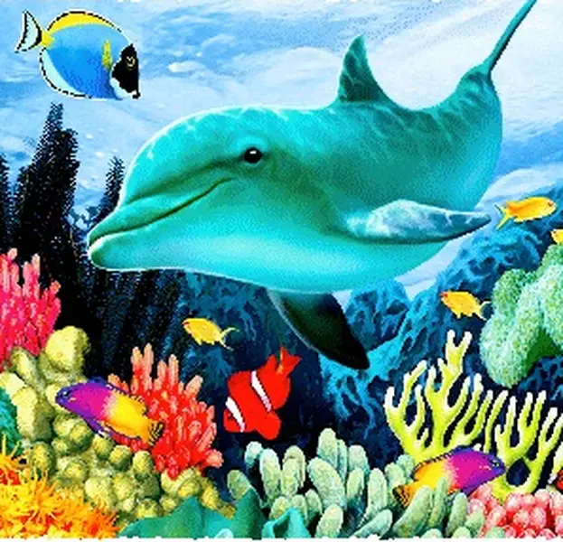 Dolphins At Play (139 Piece Wooden Jigsaw Puzzle)
