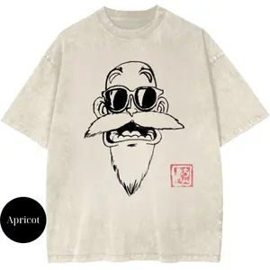 Wise Old Trainer Anime Shirt – Vintage Gym Pump Cover Tee | Unisex Cotton Streetwear T-Shirt for Men & Women, Gym Pumps Cover Shirts, Unisex Cotton Crewneck T-Shirt Menswear Womenswear Streetwear Top