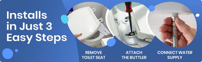 Everlasting Comfort Clear Rear Bidet Attachment for Toilet - Dual Self-Cleaning Nozzles, Adjustable Water Pressure, Easy No-Tool Installation, Eco-Friendly Toilet Sprayer for Rear & Feminine Cleansing, Fits Most Toilets Everlasting Comfort Clear Rear Bidet Attachment for Toilet - Dual Self-Cleaning Nozzles, Adjustable Water Pressure, Easy No-Tool Installation, Eco-Friendly Toilet Sprayer for Rear & Feminine Cleansing, Fits Most Toilets