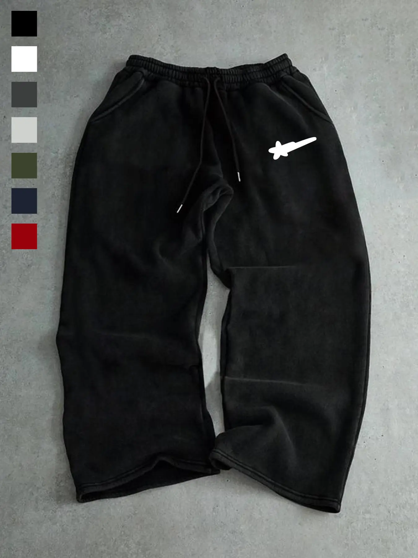 Men's Casual Slant Pocket Long Pants, Multiple Colors Available, Fitted Style, Comfortable Fall, Casual Comfy Pants, Suitable for Daily Wear and Home Use, Casual Jogging Pants