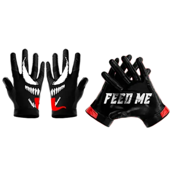 Feed Me!/ Ultra Grip Football Premium Gloves Sports Gear