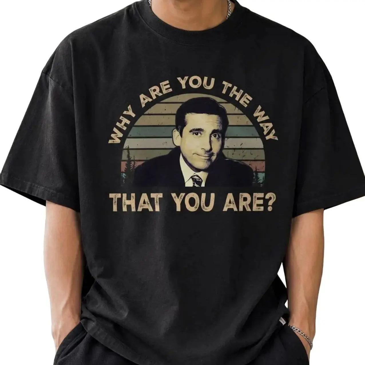 Michael Scott Why Are You The Way That You T-Shirt: The Office Fan Apparel