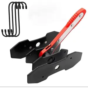 Brake Caliper Press Tool, Car Ratcheting Brake Caliper Piston Press Tool with 2 pcs, Red