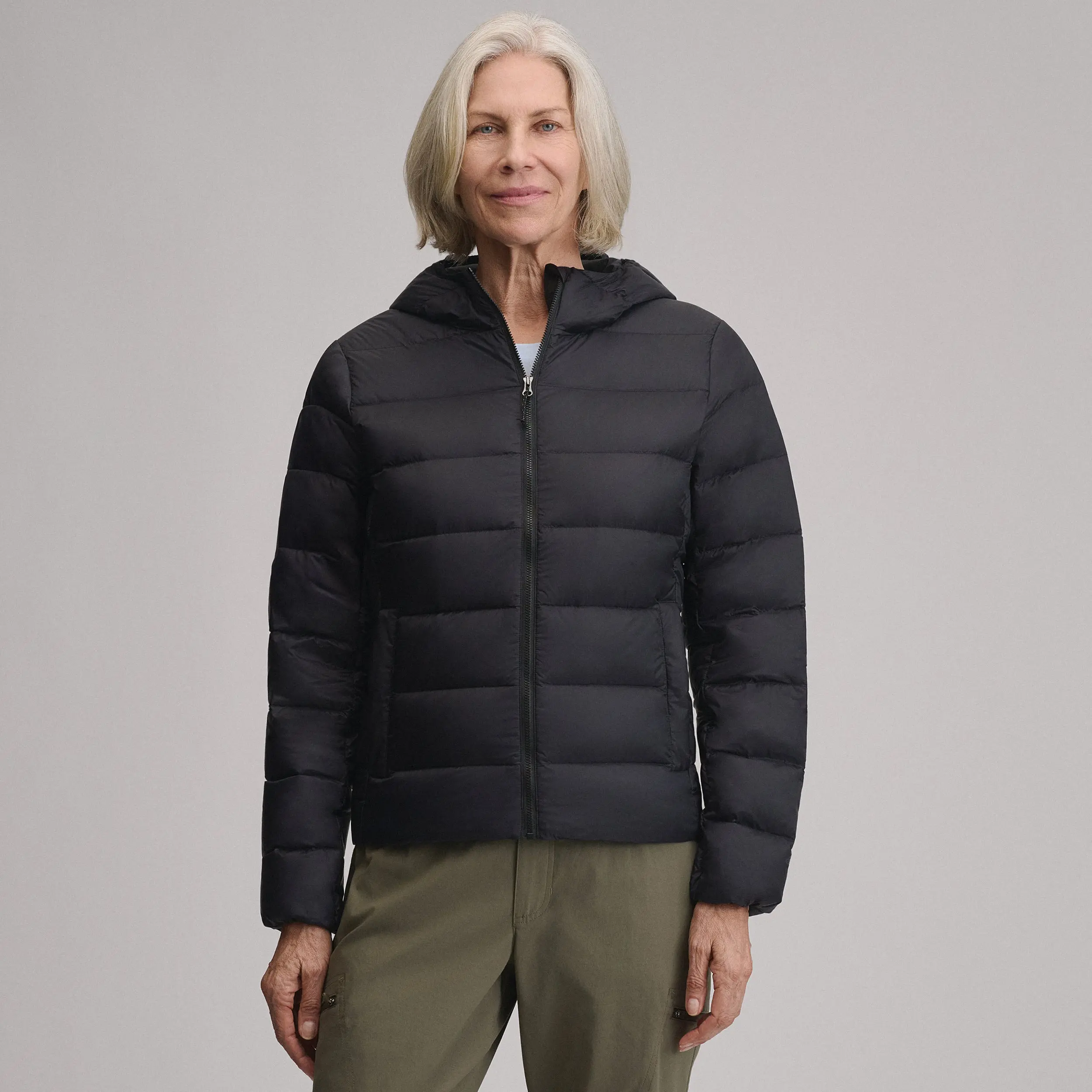Women's Light CirrusLite Down Hooded Jacket - Lightweight Coat, Smooth Shell, Frost Protection Women's Down Jacket, Cloud-Like Warmth, Cold Weather Winter Outerwear
