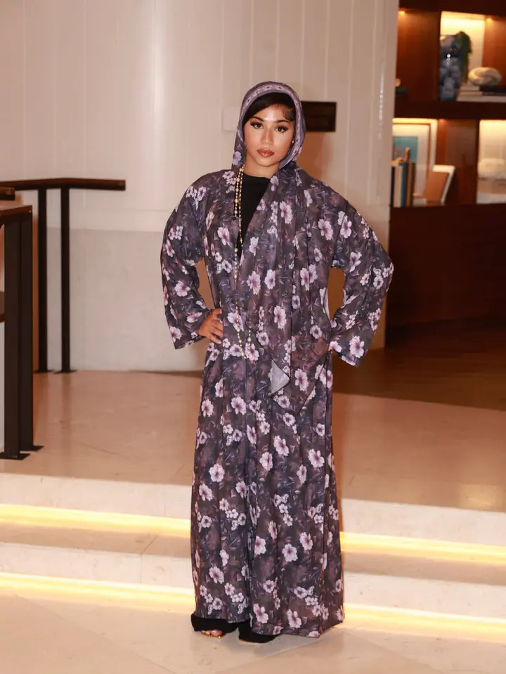 Royal Blossom Abaya