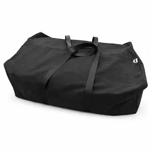 31.5"x16.5" Canvas Zipper Bag - High Quality Cotton Organiser with Double Reinforced Top & Side Handles