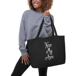 Kiss My Airs Large Organic Tote Bag