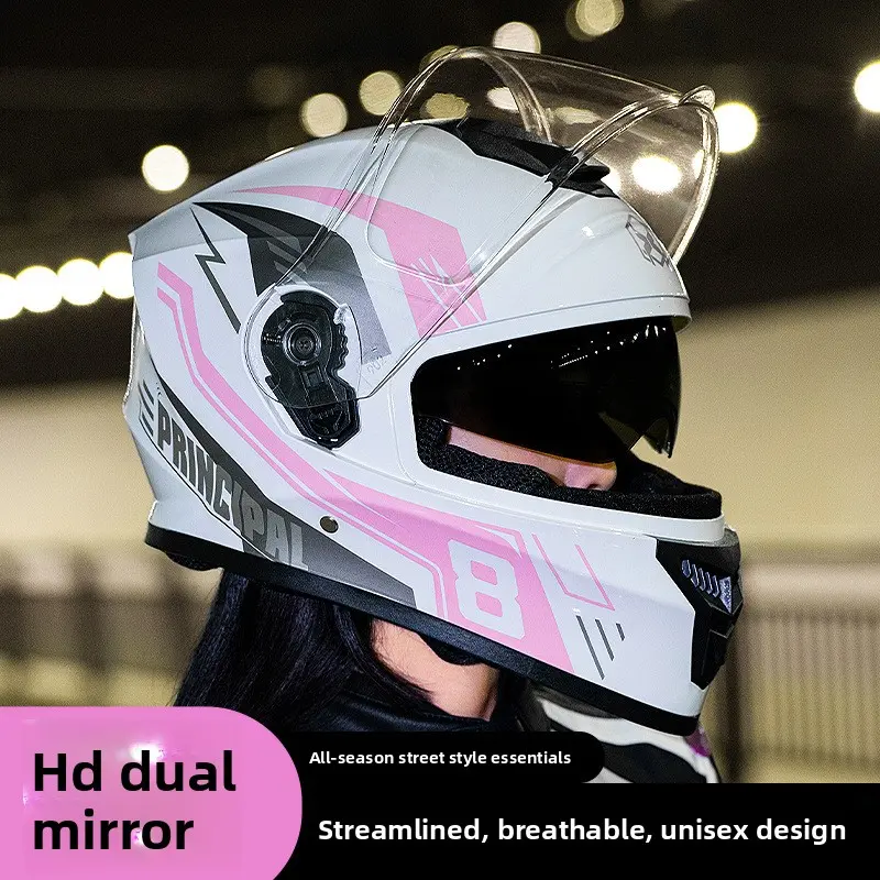 Winter Motorcycle Helmet for Men and Women Anti Fog Full Face Helmet with Sun Visor Warm Cold Weather Riding Gear for Bike Scooter Smart Car Diffuser Star Roofing Fragrance
