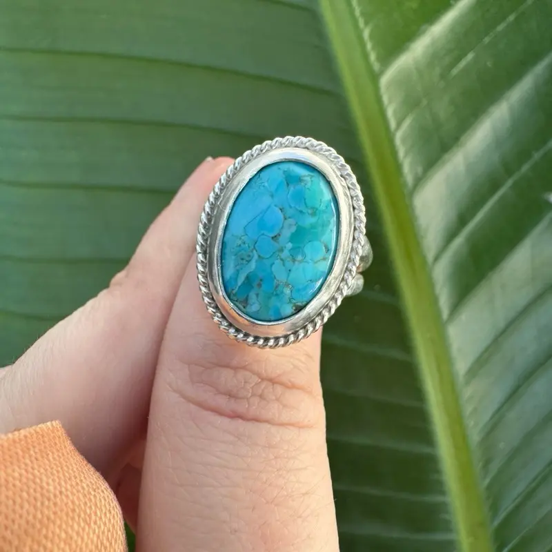 Sleeping Beauty Turquoise Ring