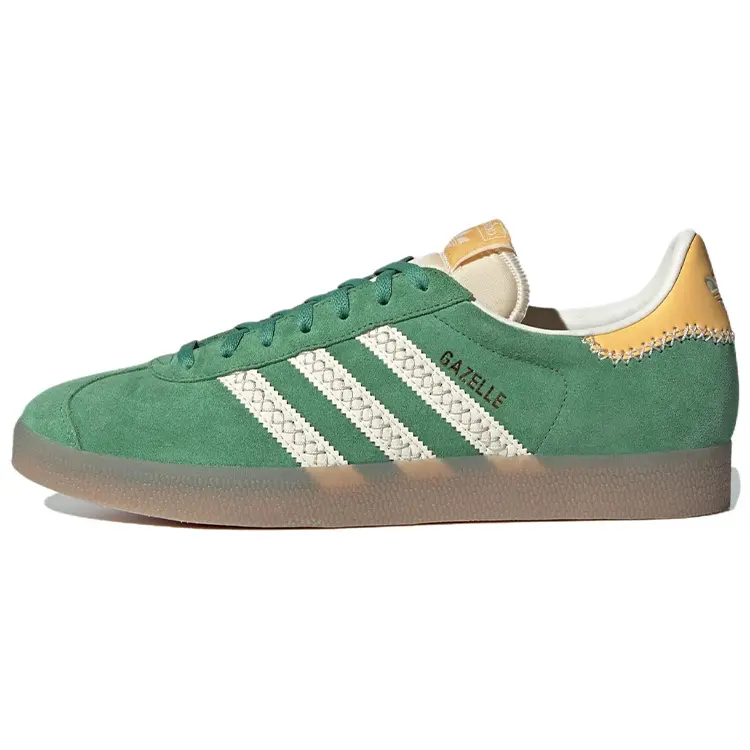 Adidas Originals Gazelle Preloved Green Stylish Low Top Skate Shoes Unisex IE3692