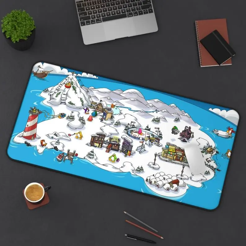 Club Penguin Map Mousepad  3 Sizes  90s 2000s Nostalgia Gift, 2000s Mousepad, Gaming Mousepad, Keyboard Mat, Mouse Mat, Penguin Puffle