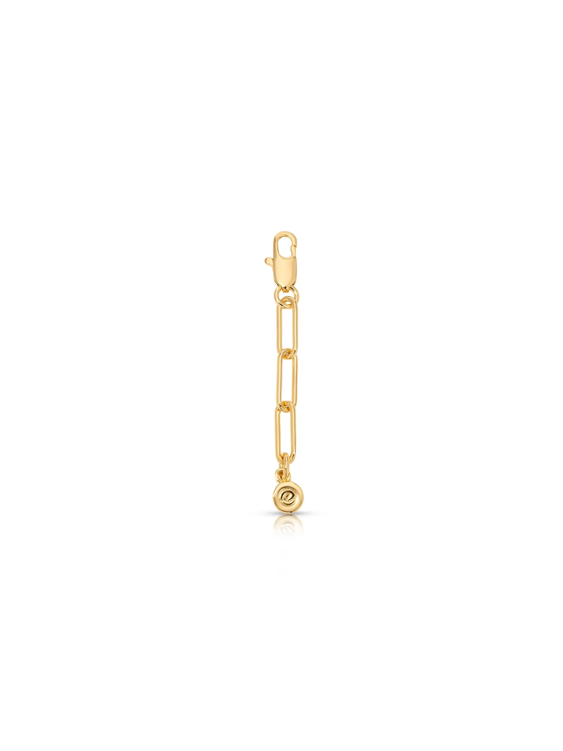 1 Inch Large Link Chain Extender Gold Pendant 1 Inch Large Link Chain Extender Gold Pendant