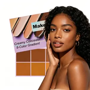 8-color soft matte gradient concealer palette is perfect for covering blemishes, acne scars, freckles, and tear troughs – one palette is all you need for concealing and contouring.