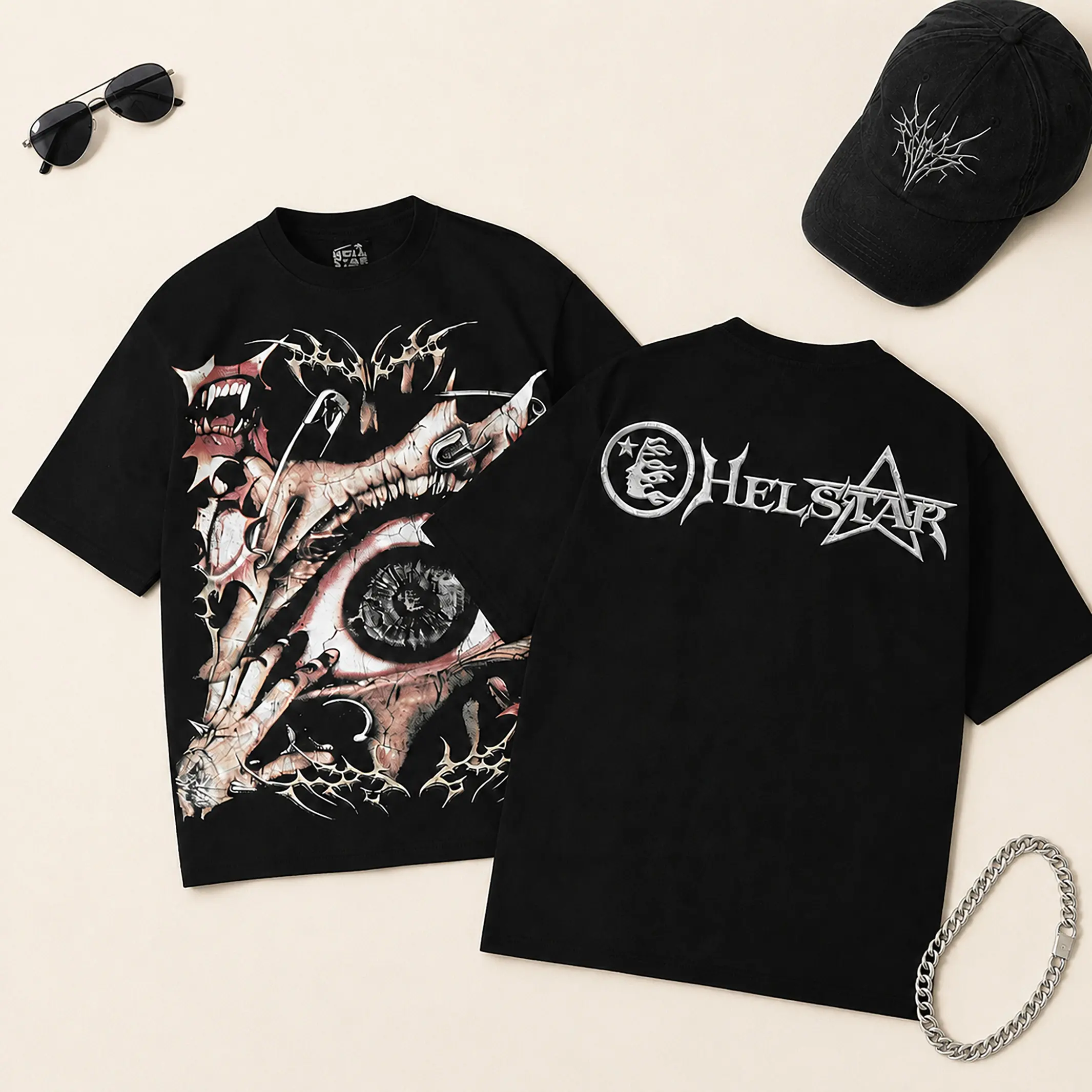 hellstar thorn t shirt - TikTok Shop