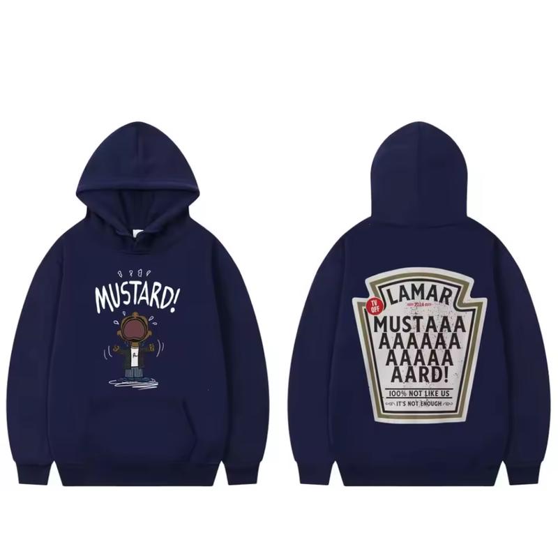 Kendrickk Mustard Hoodie for Men Featuring Hip Hop Trend Style