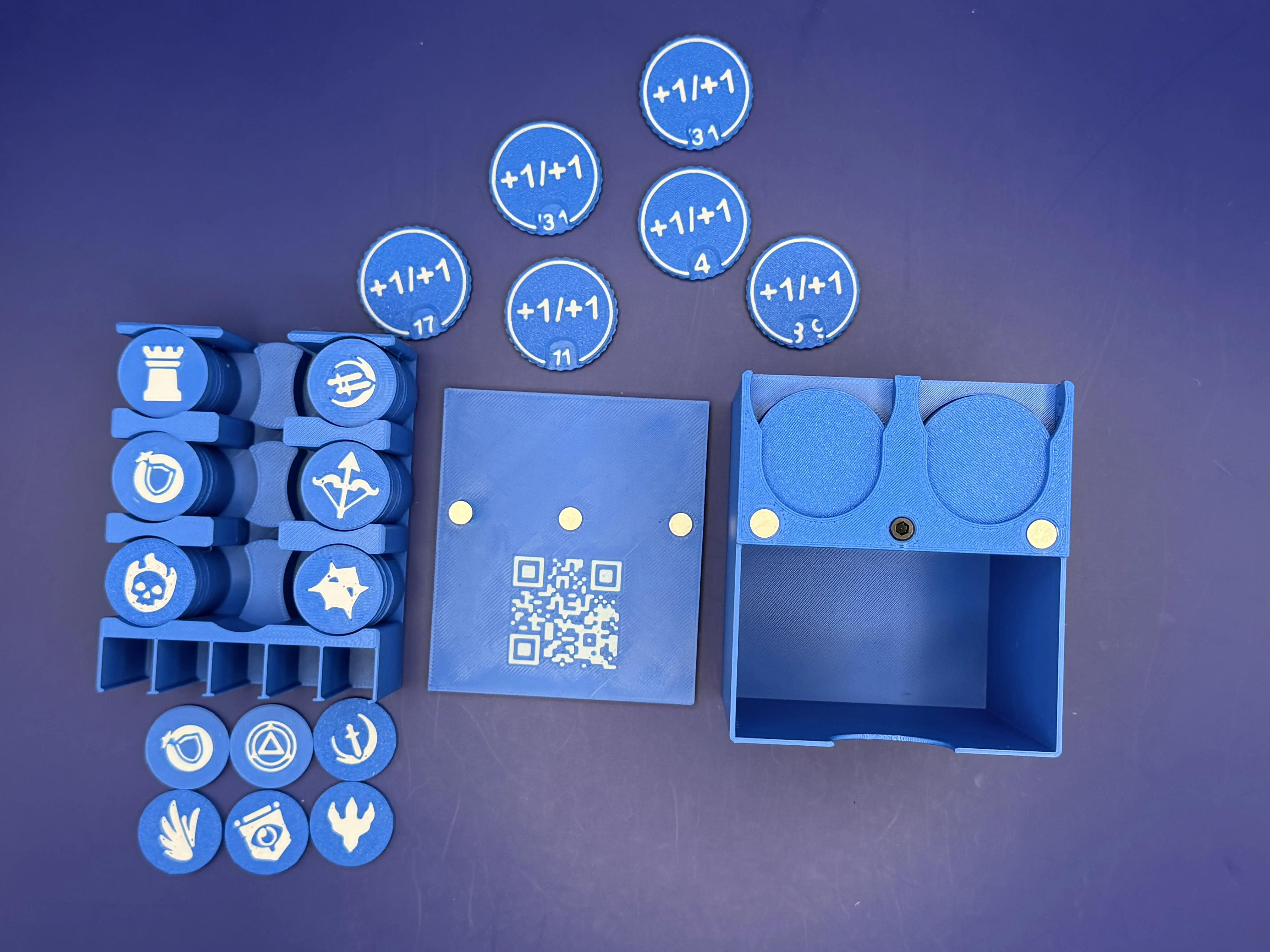 Commander Cube: Commander Tray | MTG Accessories Box | EDH Counter & Token Organizer
