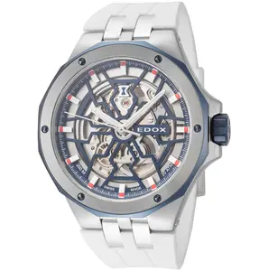 Edox Men's Delfin The Original 43mm Automatic Watch 85303-357BUCAB-BUIRB