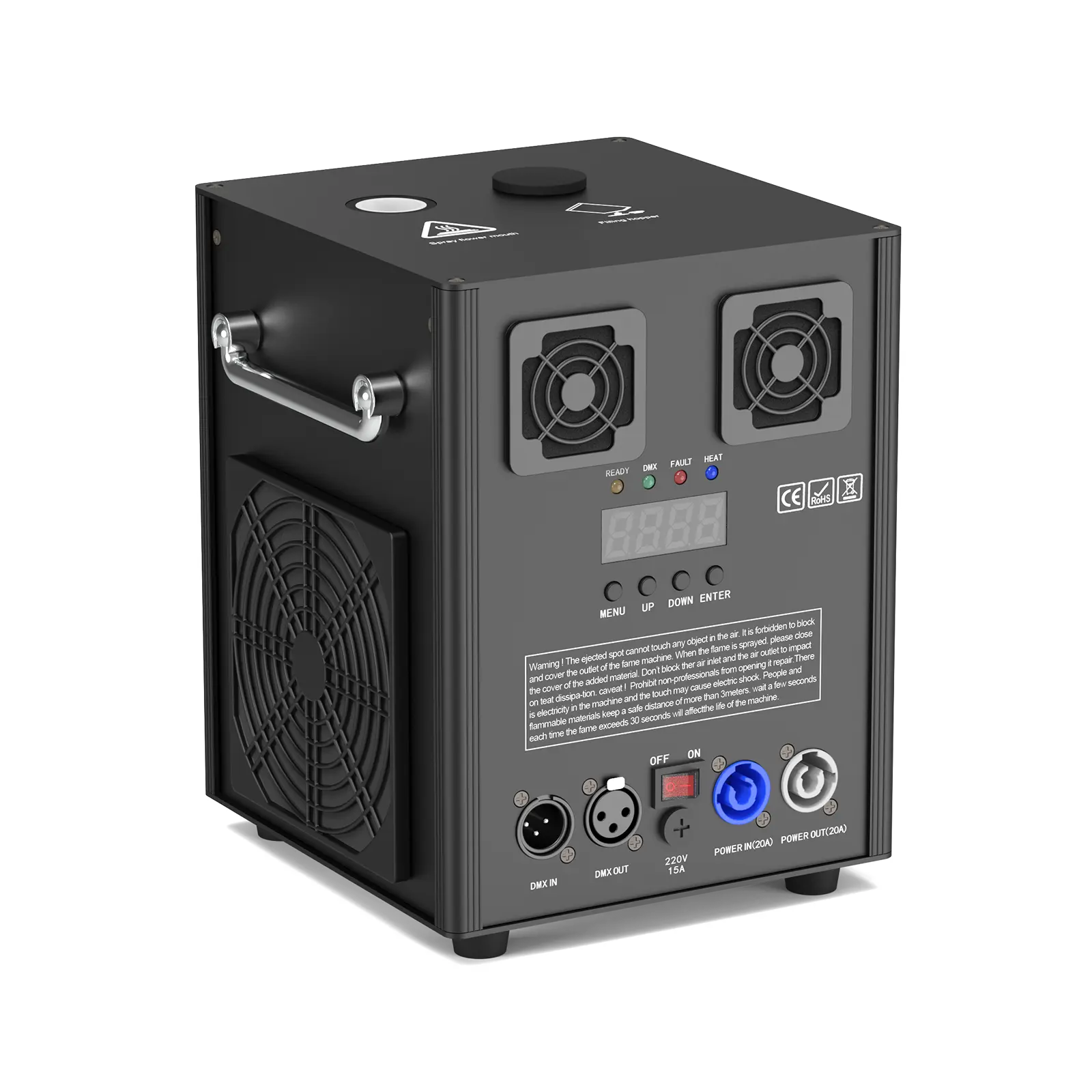 UKING 800W Cold Spark Machine | DMX512 Remote  Master-Slave Control | Perfect for Stage DJ Wedding Party