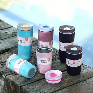 Coffee Cup / A 304 Stainless Steel Insulated Sports Water Bottle, Reusable, 12oz/20oz Capacity Coffee Cup, Double-wall Vacuum Insulated, Portable Travel Mug, Keeps Drinks Cold or Hot, Suitable for Outdoor Leisure Sports, Camping Trips, Gym, Car Cup