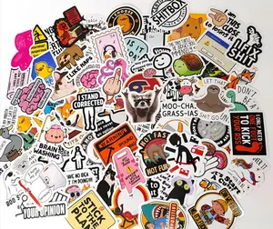 130PCS Funny Saying Sticker Pack, Snarky Sarcastic Humor Meme Stickers, Waterproof Vinyl Stickers for Laptop Water Bottle Phone iPad Decor