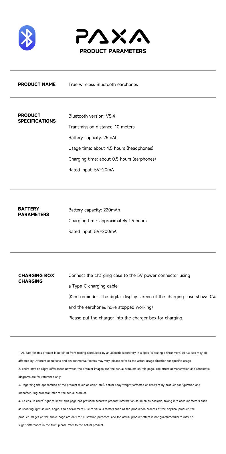 PAXA C08 Clip On Wireless Headphones with 2025 Bluetooth 6.0 for Faster, Stable Connection & Low Power Use, DT6.0 Pulse Directional Tech, 360° ACS Panoramic Sound, IPX5 Waterproof Audio Earbuds for Music & Calls, Comfortable for Sports