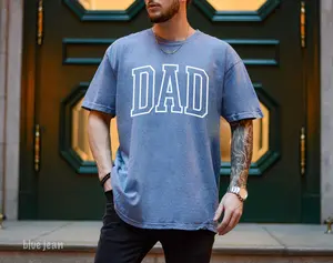 Comfort Colors Retro Dad Shirt, Cute Father's Day Gift, New Dad Est Shirt, Christmas Gift for Dad, Custom Grandpa Shirt - ShamCren