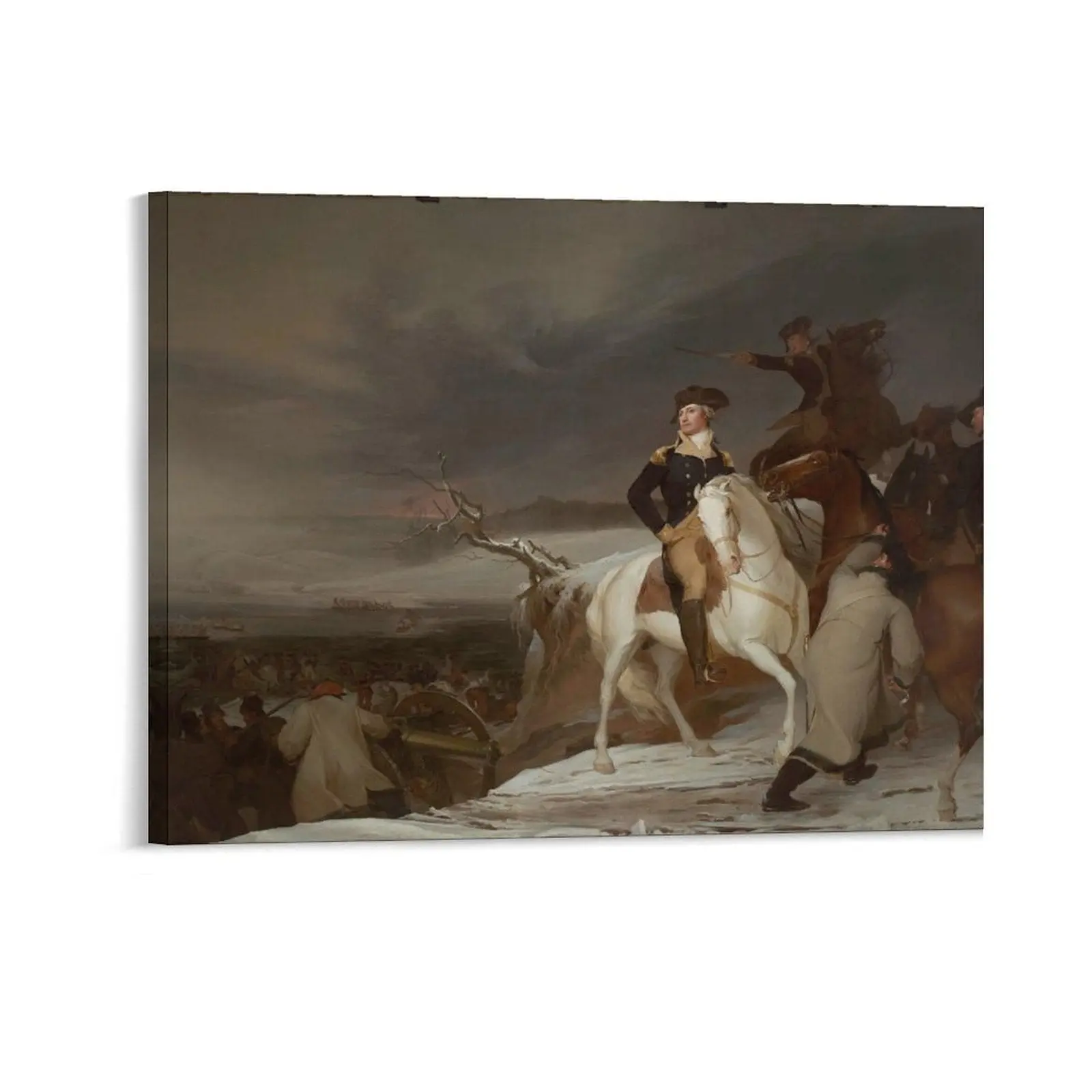 Emanuel Leutze Prints  Hamilton in Battle Art Poster Poster Cool Artworks Painting Wall Art Canvas Prints Hanging Picture Frame Home Decor Posters Gift