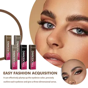 EELHOE Fiber Eyebrow Gel – Natural, Pigmented, Long-Lasting, Waterproof, Smudge-Proof, Defines and Sets Brows for 3D Look