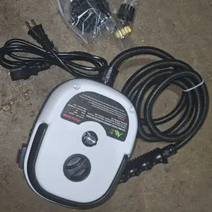 2500W Portable Handheld Steam Cleaner High Temperature Pressurized 2.2m Flexible Spray Gun 3 Brush Heads for Kitchen Bathroom Car