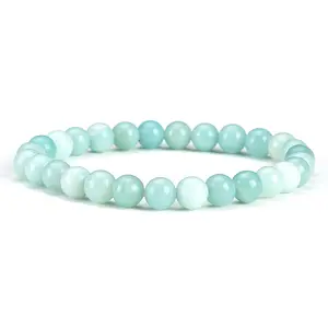 Cherry Tree Collection | Stretch Bracelet | 6mm Beads (Amazonite)