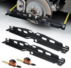 2-Pack Thick Wheel Alignment Plates Tool Kit with Measuring Tapes,   Plates Wheel Alignment Tool for   SUV, Black