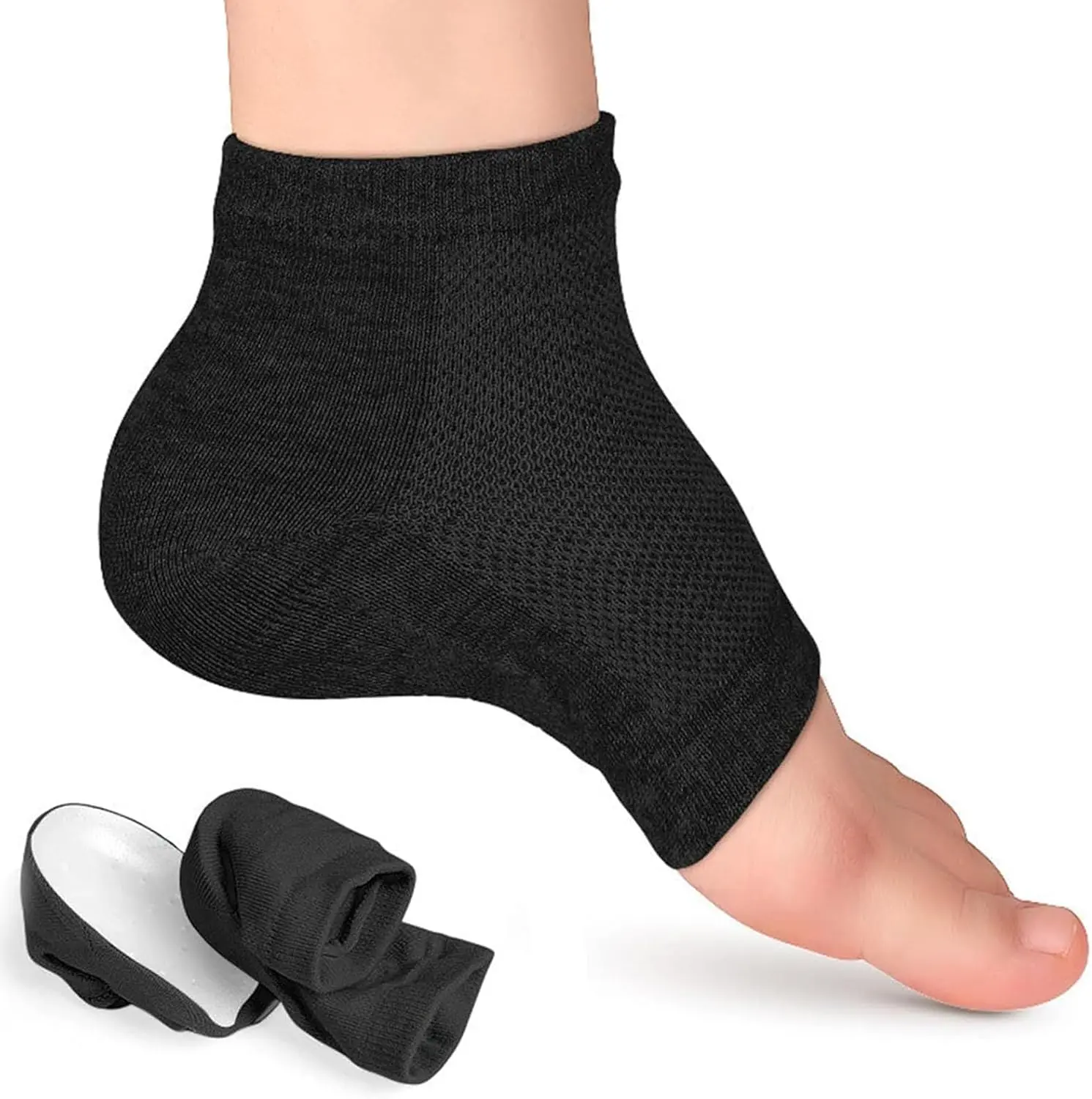 3.5cm, Black Height Max Socks, Height Max Insoles 3 inches, Invisible Shoe Lift Heel Pads