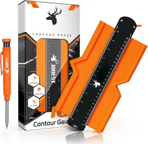 Contour Gauge Stocking Stuffers + Carpenter Pencil, Christmas  Ideas for Dad Men Husband Him, Profile Tool 10 Inch with Lock, Tile Flooring Woodworking, Measuring Shape Outline Edge Angle