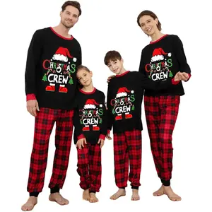 2025 Christmas Cotton Pajamas for Family Christmas Pajamas Matching Sets Family Xmas Pjs for Men Women Dogs