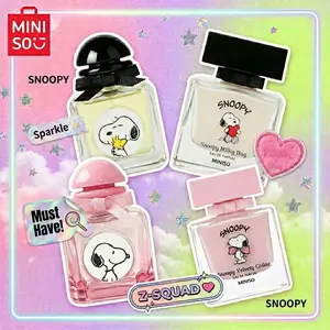 MINISO x Snoopy: The "Clean Girl" Fragrance Collection  (Limited Edition)/0ml / 1.69 fl oz, Cruelty-Free, Travel Size, Cute Snoopy Licensed Bottle for Daily Wear & Gifting