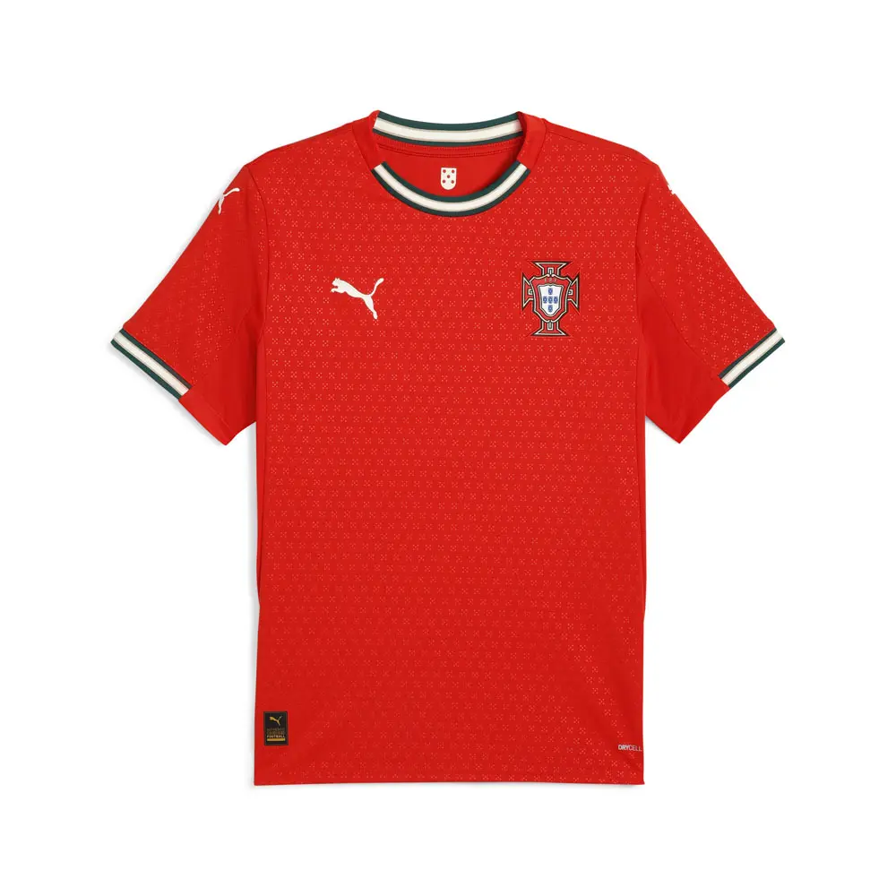 PUMA Mens Fpf Crew Neck Short Sleeve Jersey Soccer Cleats  - Red