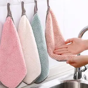 5pcs/set Durable Random Color Absorbent Cleaning Cloth, Reusable Multi-function Kitchen Cleaning Rag, Cleaning Tools Supplies for Home Kitchen, 2024 Home Bundles