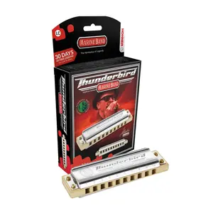 Hohner Marine Band Diatonic Harmonica Thunderbird Key Low Eb Hohner Marine Band Diatonic Harmonica Thunderbird Key Low Eb