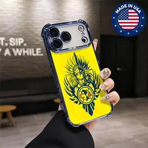 Club América Stylized Eagle Logo Aesthetic Design Pattern Casing For iphone 17 16 15 14 13 12 Samsung 22 23 24 25 Plus Pro Max Ultra Flaunt Mobile Phone Case Soft Silicon TPU anti-drop Drop Protection Shockproof Protector Vintage unique Fashion