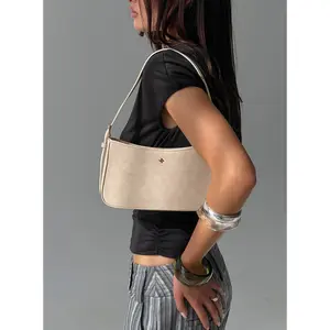 Peta & Jain Lilu Bag Cream Faux Suede