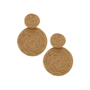Simone Raffia Deco Earrings