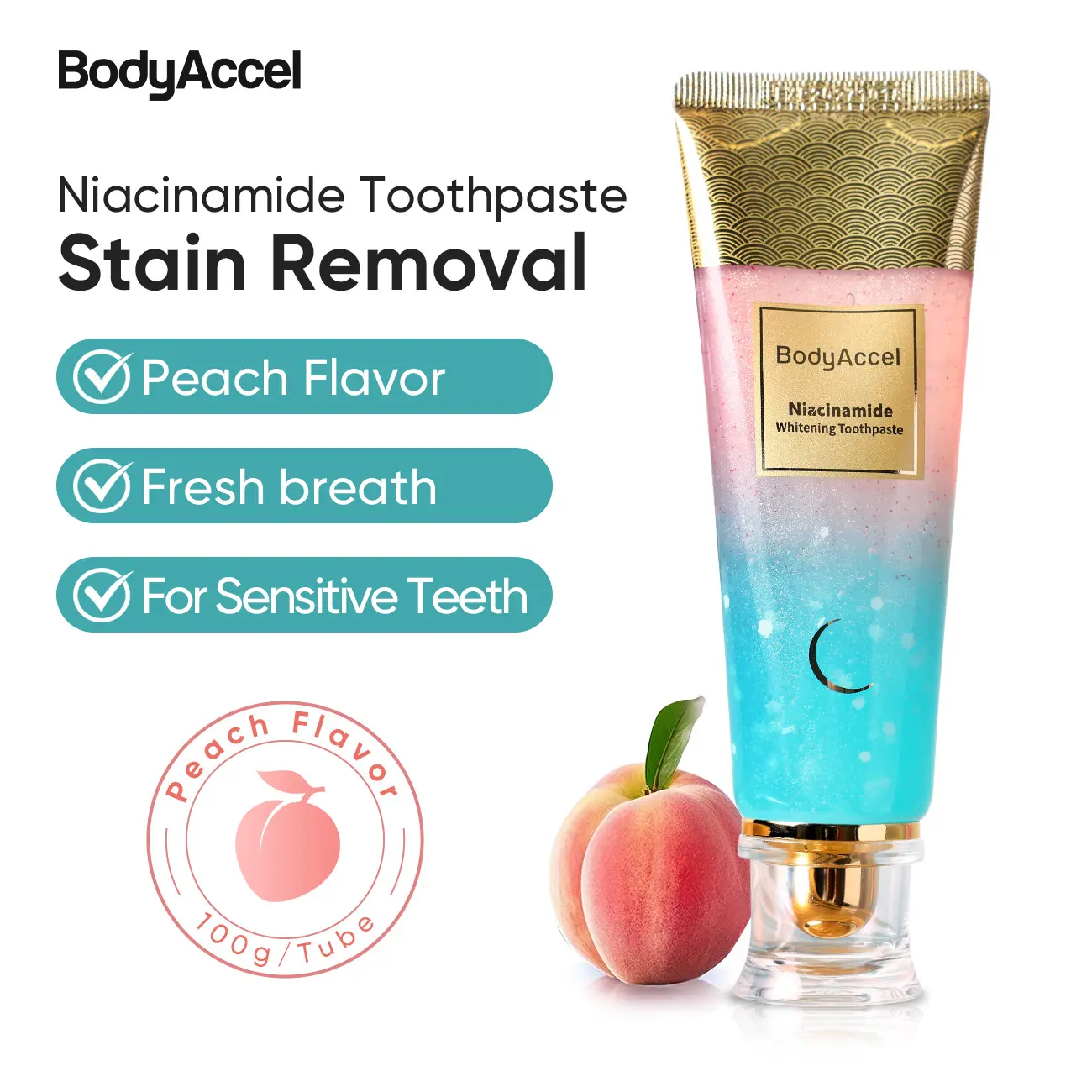 peach flavored toothpaste - TikTok Shop