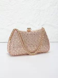 【Mother's Day】Sparkling Full-Diamond Evening Bag Ladies' Evening Clutch, Elegant Stylish Purse, Metal Short Chain Handbag, Clutch Bag, Shoulder Chain for Crossbody Wear, Suitable for Weddings, Parties, Graduation Balls, Festive Gifts
