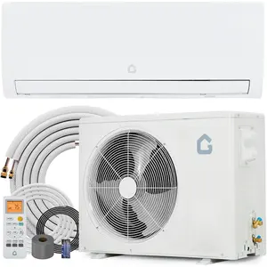 12,000 BTU Mini Split Air Conditioner, 19 SEER2 115V Ductless Split-System Air Conditioner with Heat Pump, Cools Up to 750 Sq.Ft, Remote Control, Includes Installation Kit